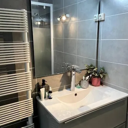 Au Thalassa - 3min - Clim - Terrasse - Wifi דירה